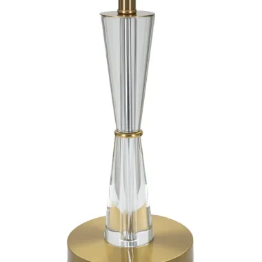 LAMPA STOŁOWA KRYSZTAŁ 30X56 cm